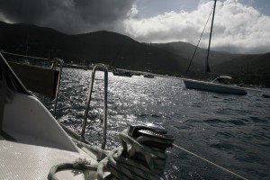 dunkle Wolken über Deshaies