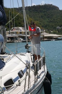 Gastlandflagge Antigua